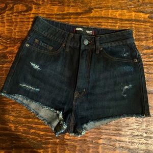 BDG High Rise Cheeky Jean Shorts